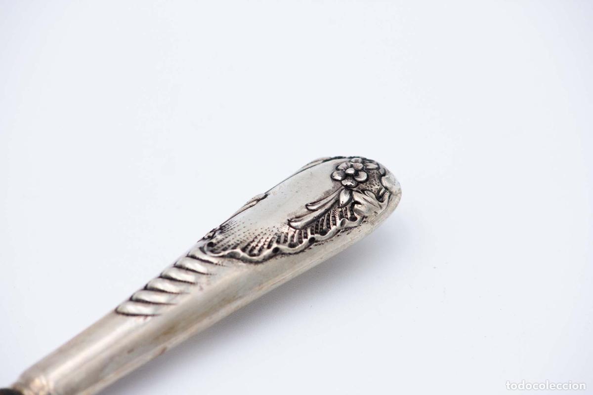 Antig&uuml;edades: Cuchillo de plata, para pescar. - Foto 4