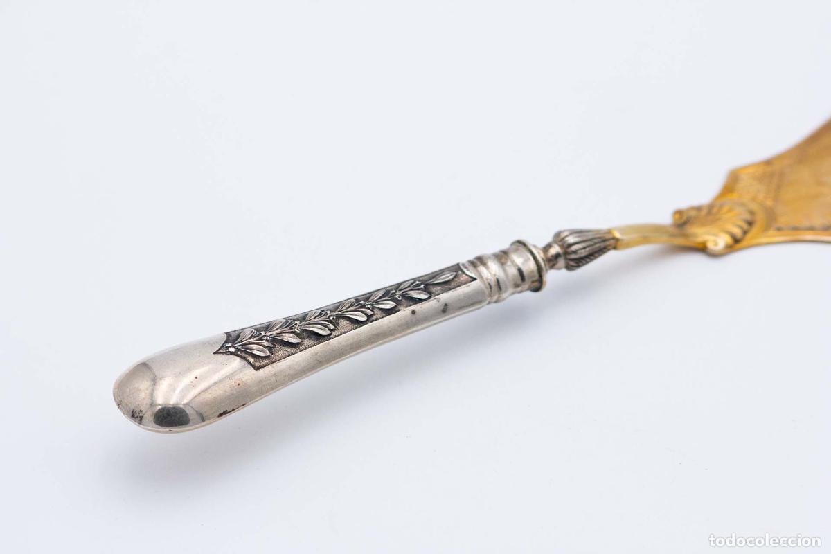 Antig&uuml;edades: Cuchillo de plata, para pescar. - Foto 2