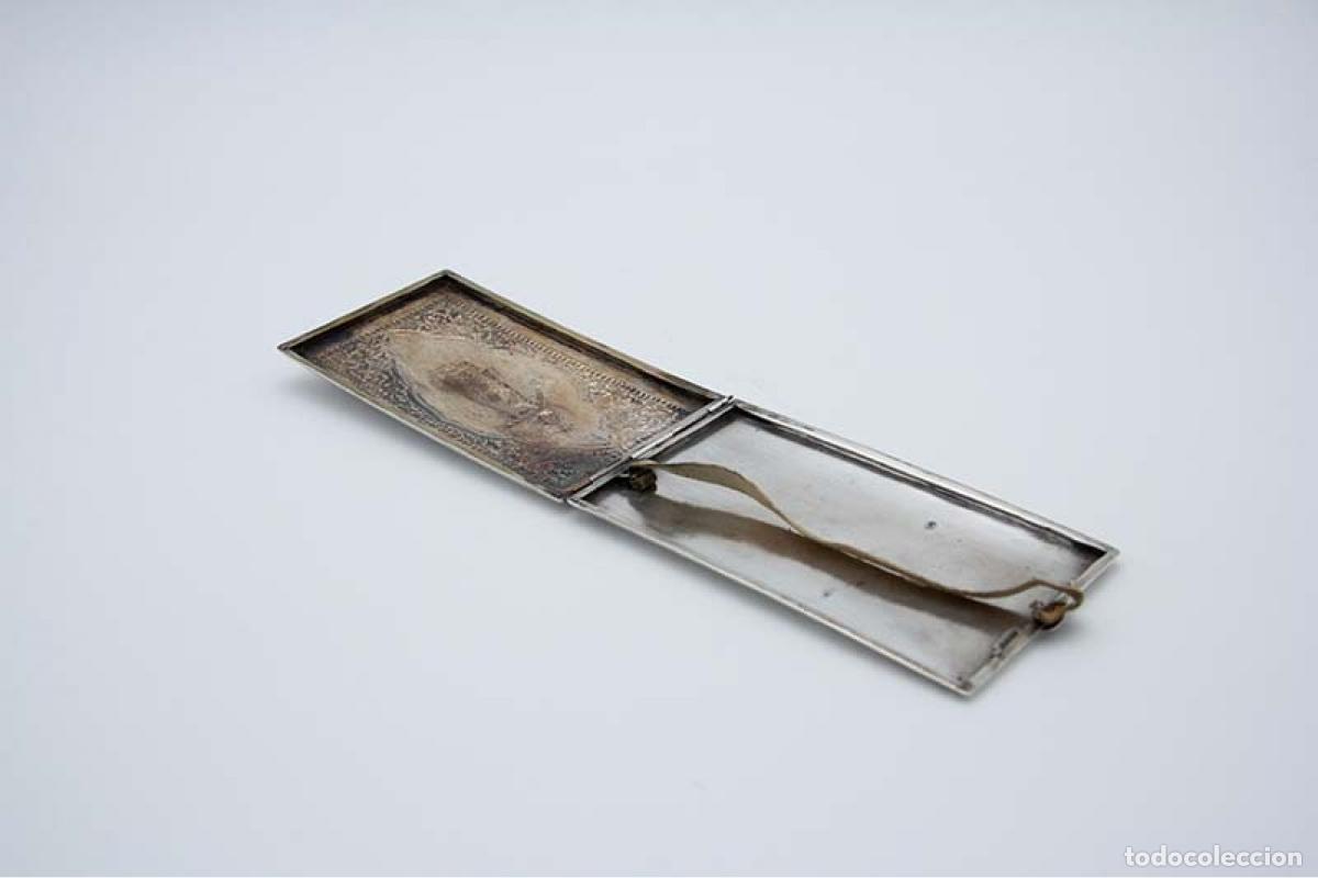 Antig&uuml;edades: Caja de cigarrillos, plateada - Foto 6