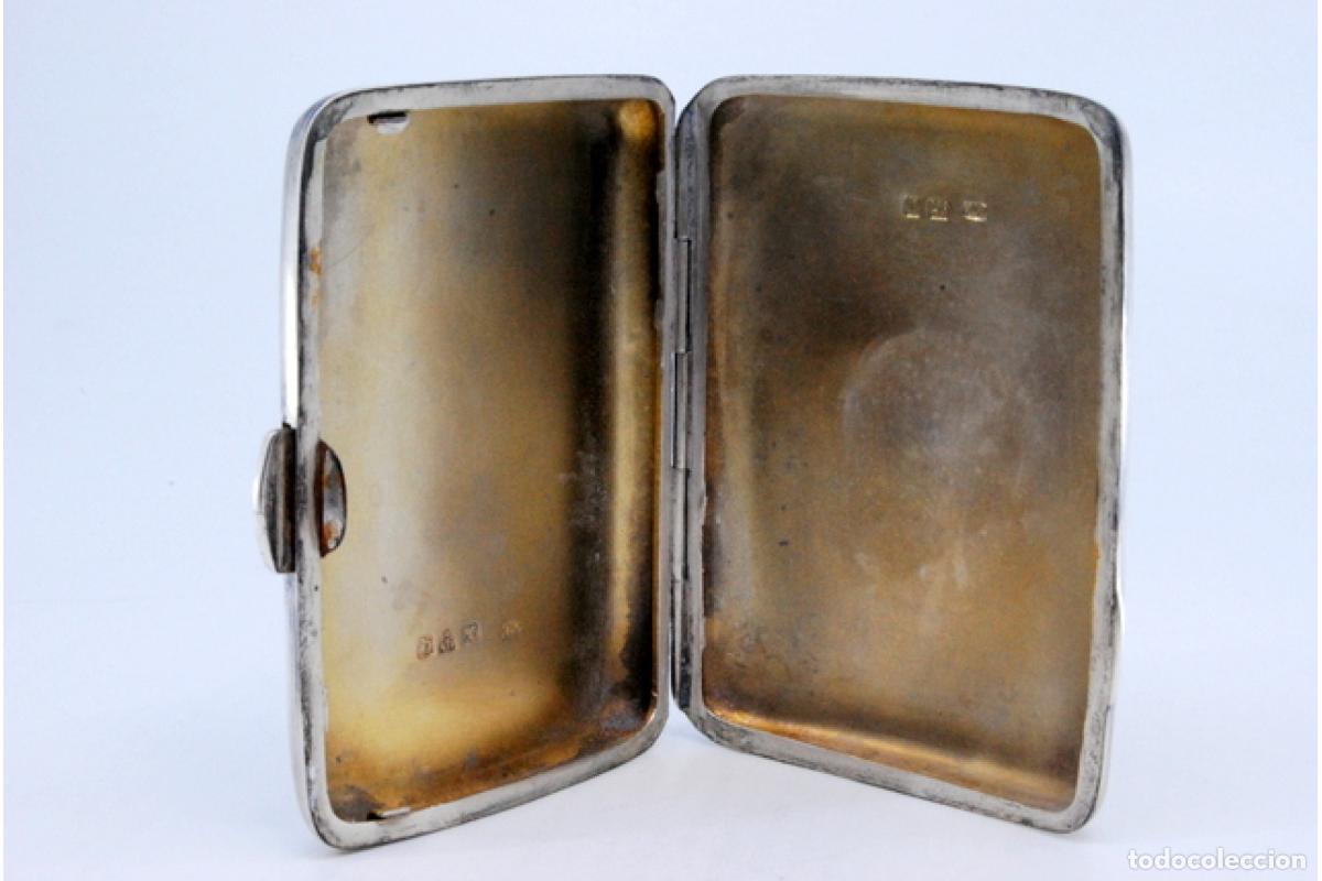 Antig&uuml;edades: Caja de cigarrillos, plateada - Foto 5