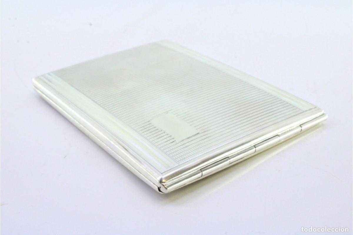 Antig&uuml;edades: Caja de cigarrillos, plateada - Foto 3