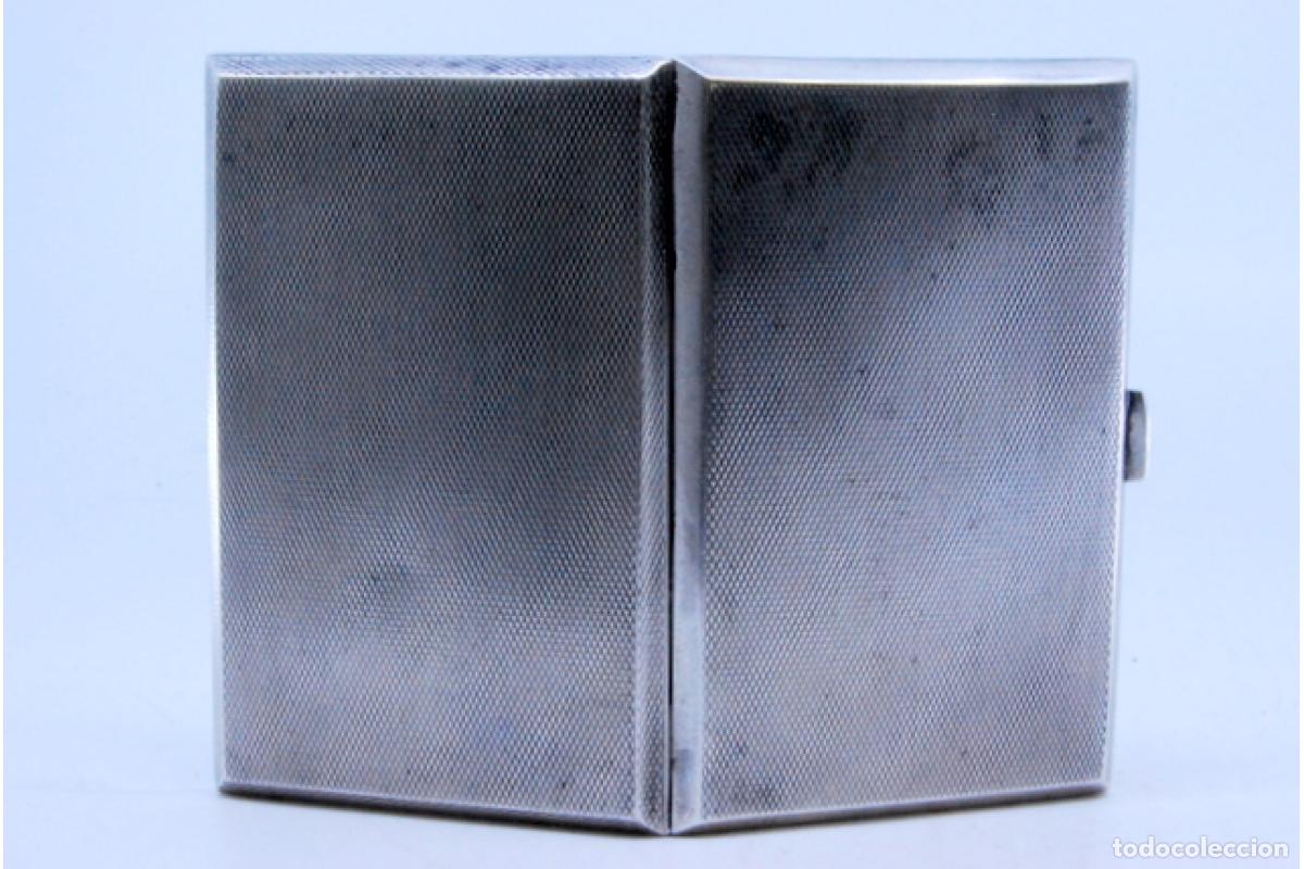 Antig&uuml;edades: Caja de cigarrillos, plateada - Foto 9
