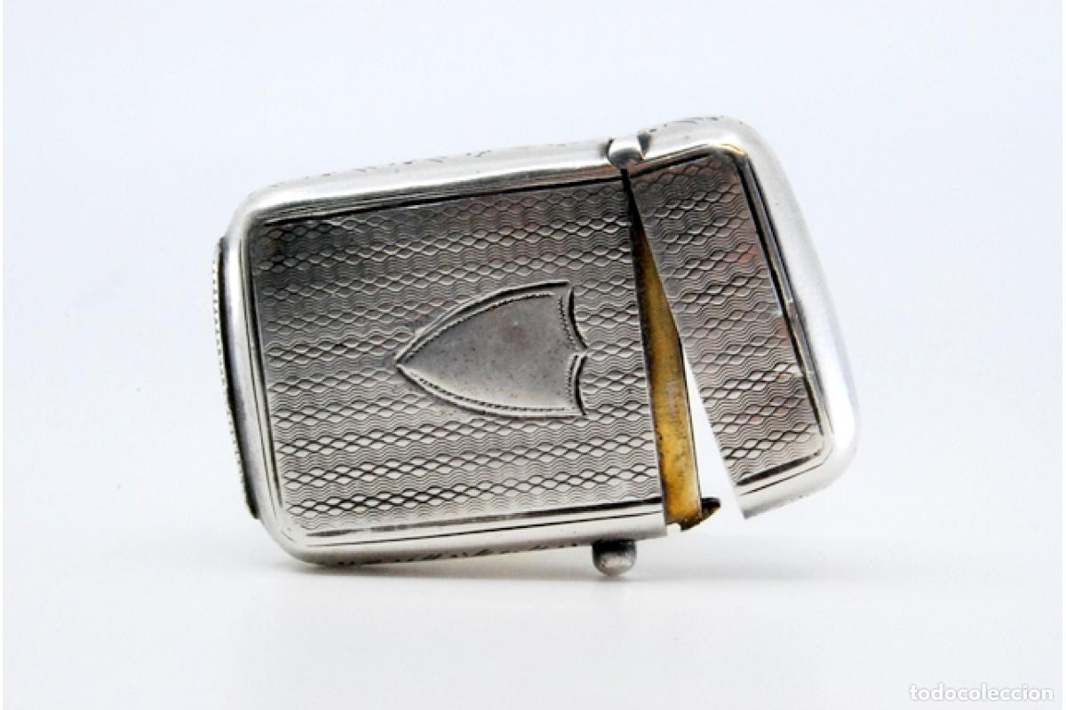Antig&uuml;edades: Caja de cerillas de plata - Foto 8