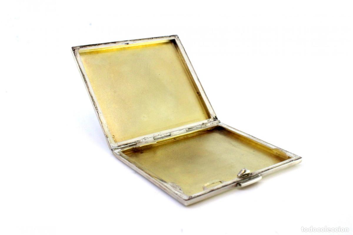 Antig&uuml;edades: Caja de cigarrillos, plateada - Foto 5