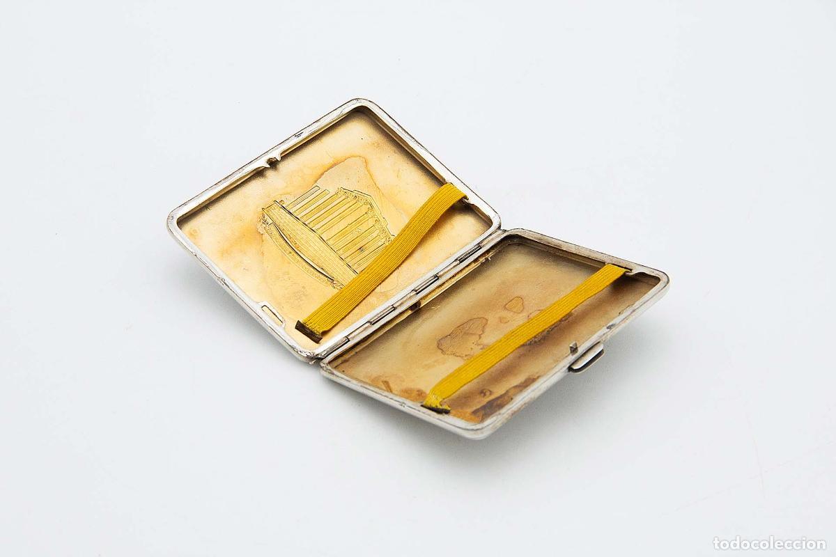 Antig&uuml;edades: Caja de cigarrillos, plateada - Foto 3
