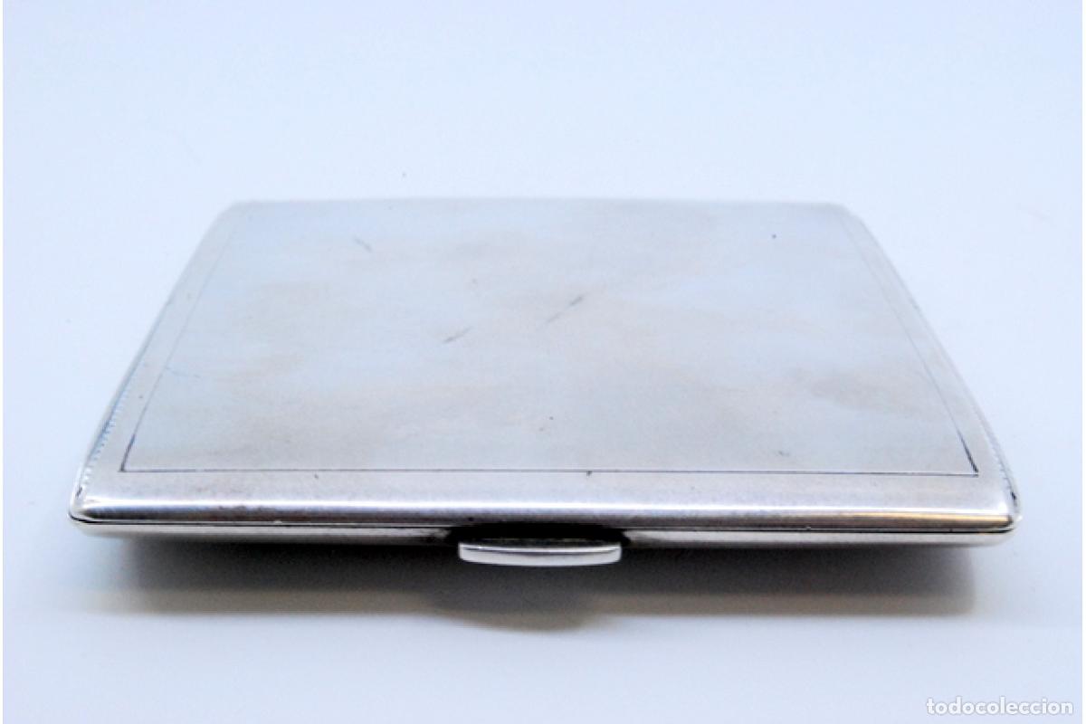 Antig&uuml;edades: Caja de cigarrillos, plateada - Foto 8