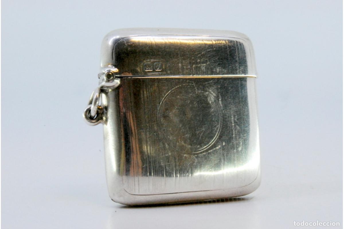 Antig&uuml;edades: Caja de cerillas de plata - Foto 7