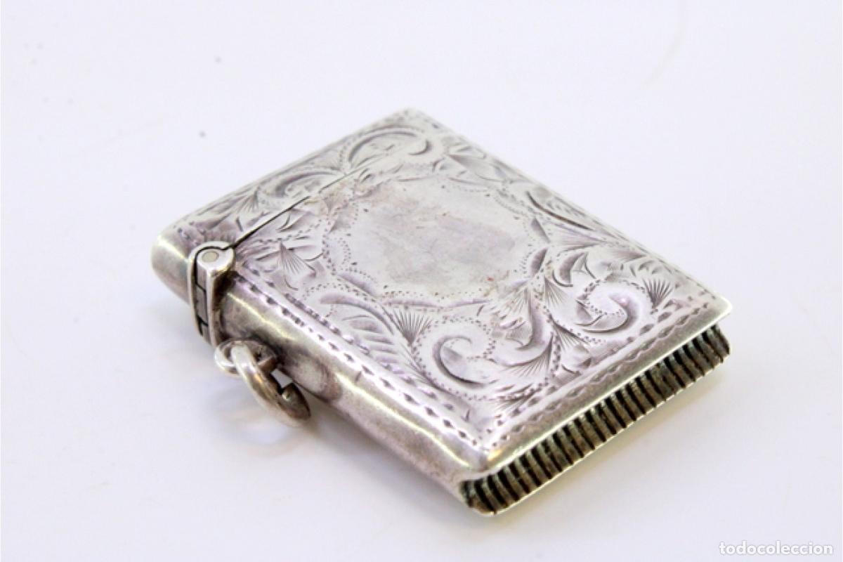 Antig&uuml;edades: Caja de cerillas de plata - Foto 7