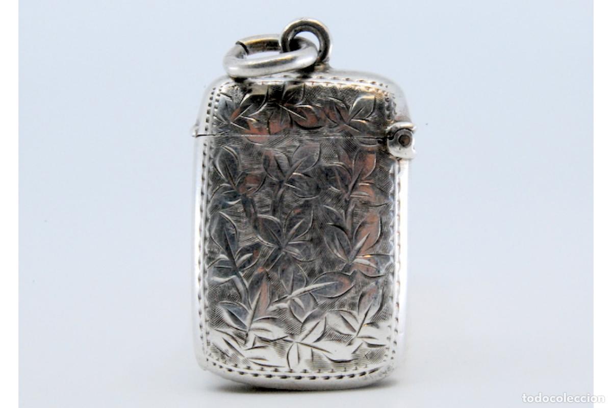 Antig&uuml;edades: Caja de cerillas de plata - Foto 10