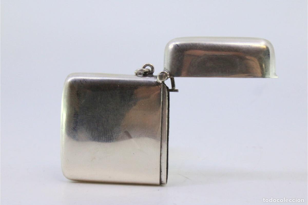 Antig&uuml;edades: Caja de cerillas de plata - Foto 3