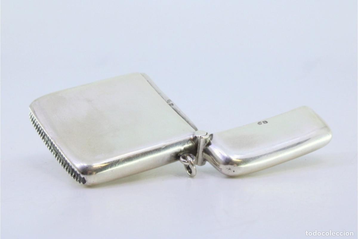 Antig&uuml;edades: Caja de cerillas de plata - Foto 4