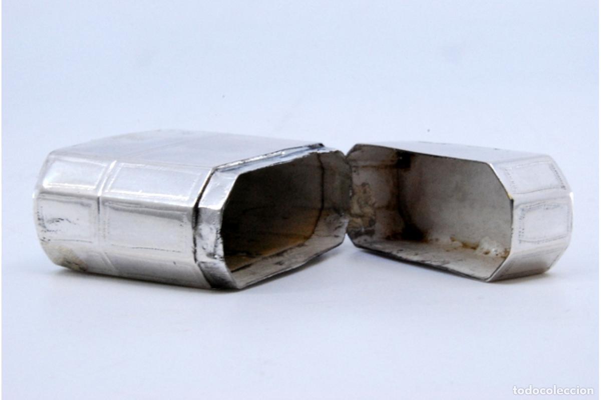 Antig&uuml;edades: Caja de cerillas de plata - Foto 5