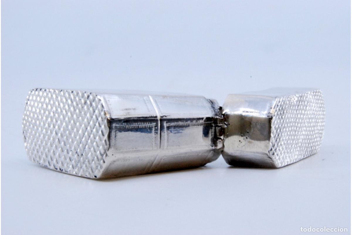 Antig&uuml;edades: Caja de cerillas de plata - Foto 8