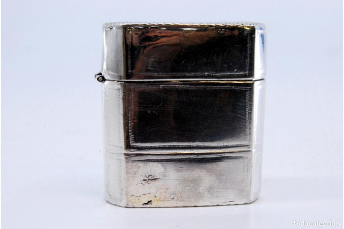 Antig&uuml;edades: Caja de cerillas de plata - Foto 10