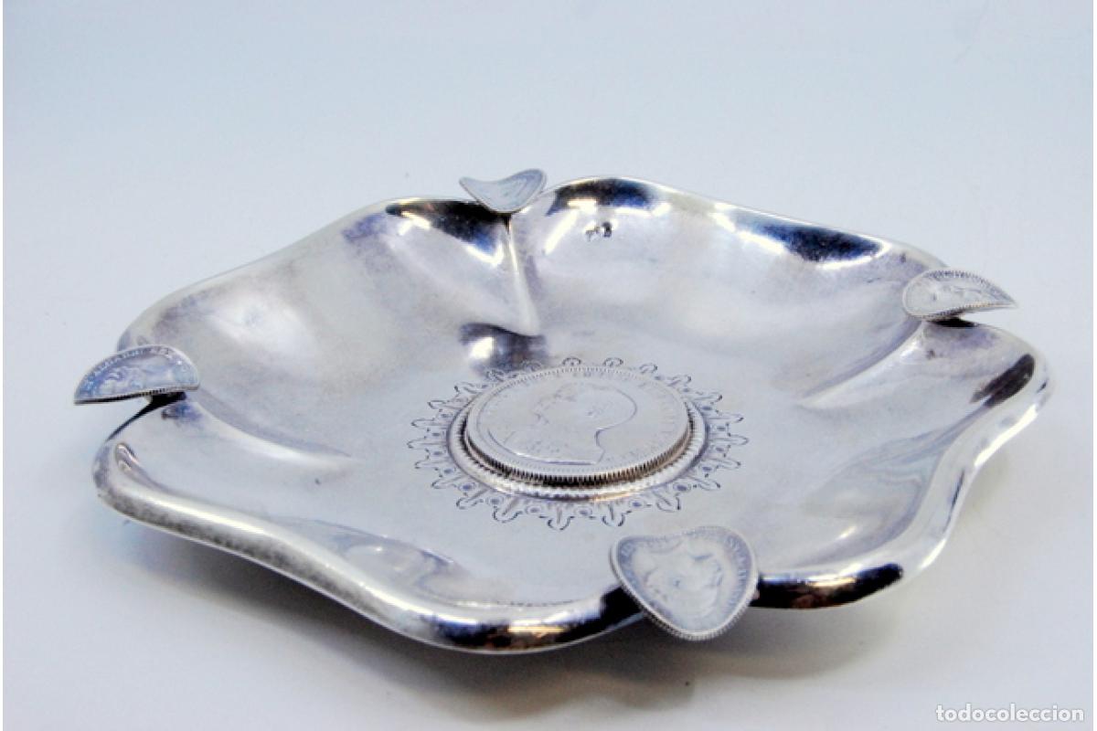 Antig&uuml;edades: Cenicero de plata - Foto 2