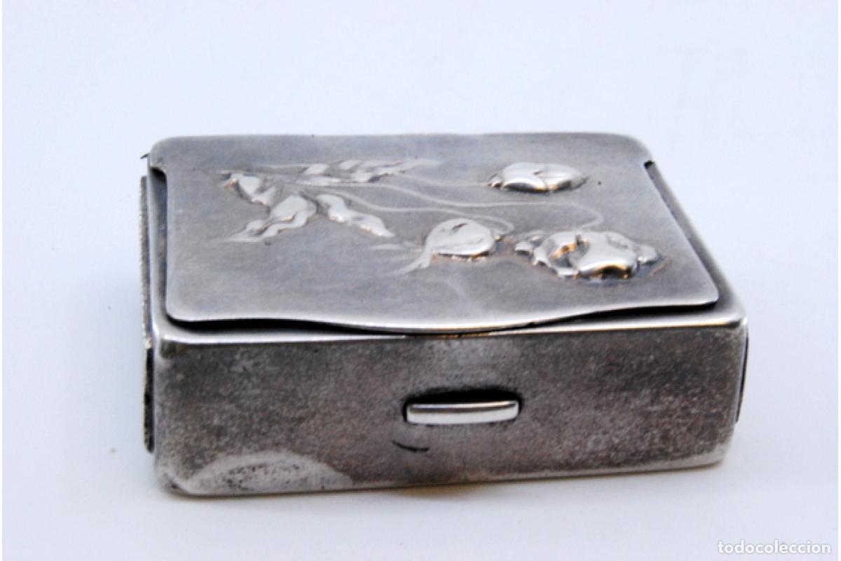 Antig&uuml;edades: Caja de cerillas de plata - Foto 8