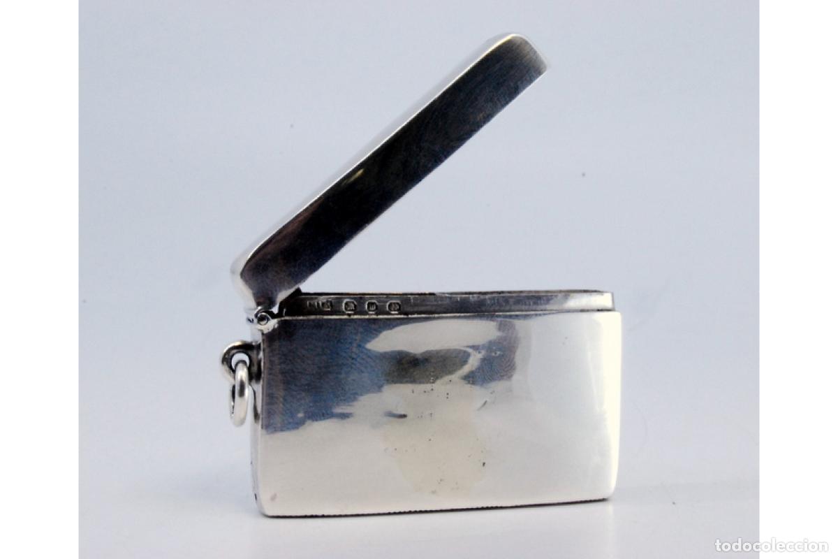 Antig&uuml;edades: Caja de cerillas de plata - Foto 6