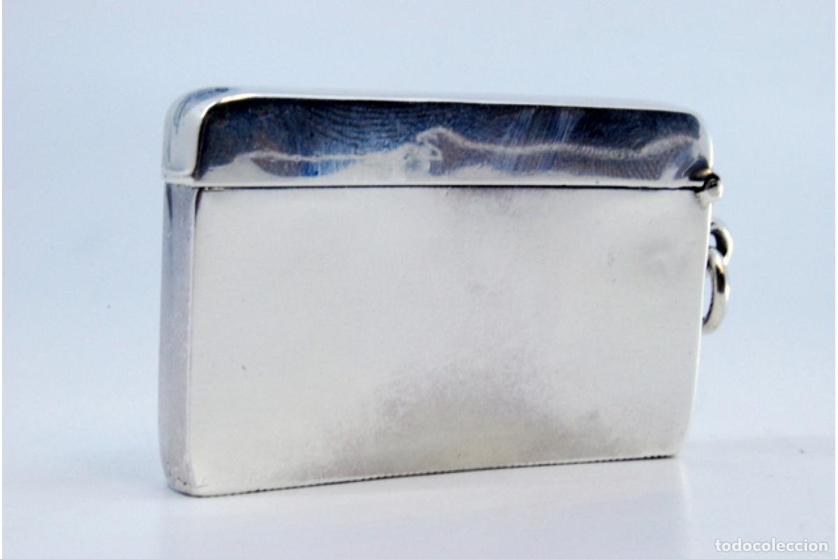 Antig&uuml;edades: Caja de cerillas de plata - Foto 7
