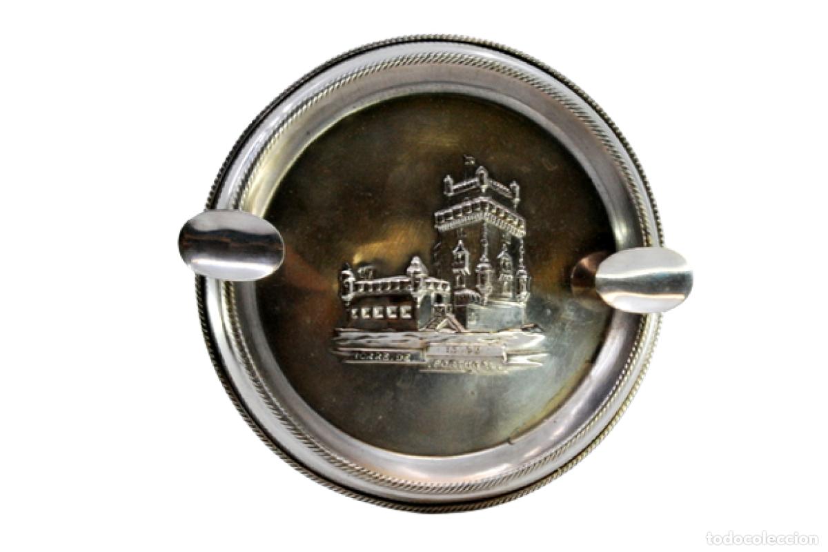 Antig&uuml;edades: Cenicero de plata - Foto 1