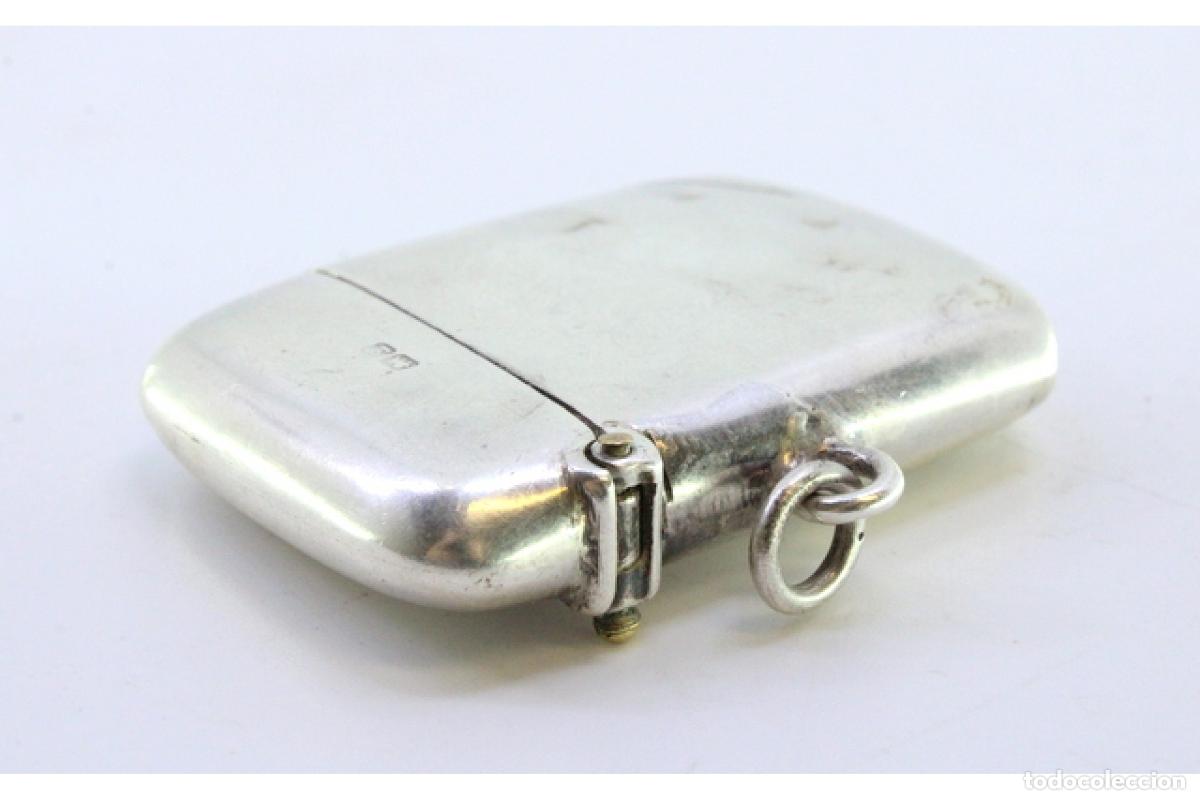 Antig&uuml;edades: Caja de cerillas de plata - Foto 4