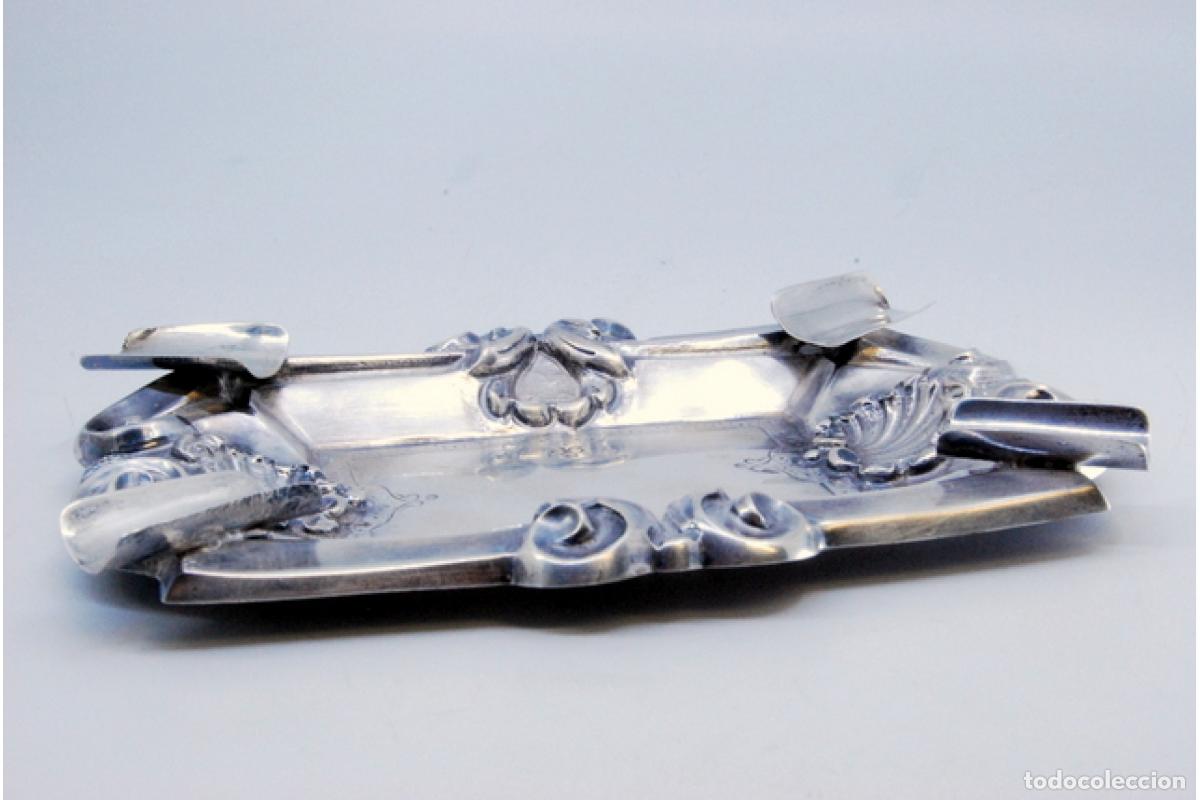Antig&uuml;edades: Cenicero de plata - Foto 6