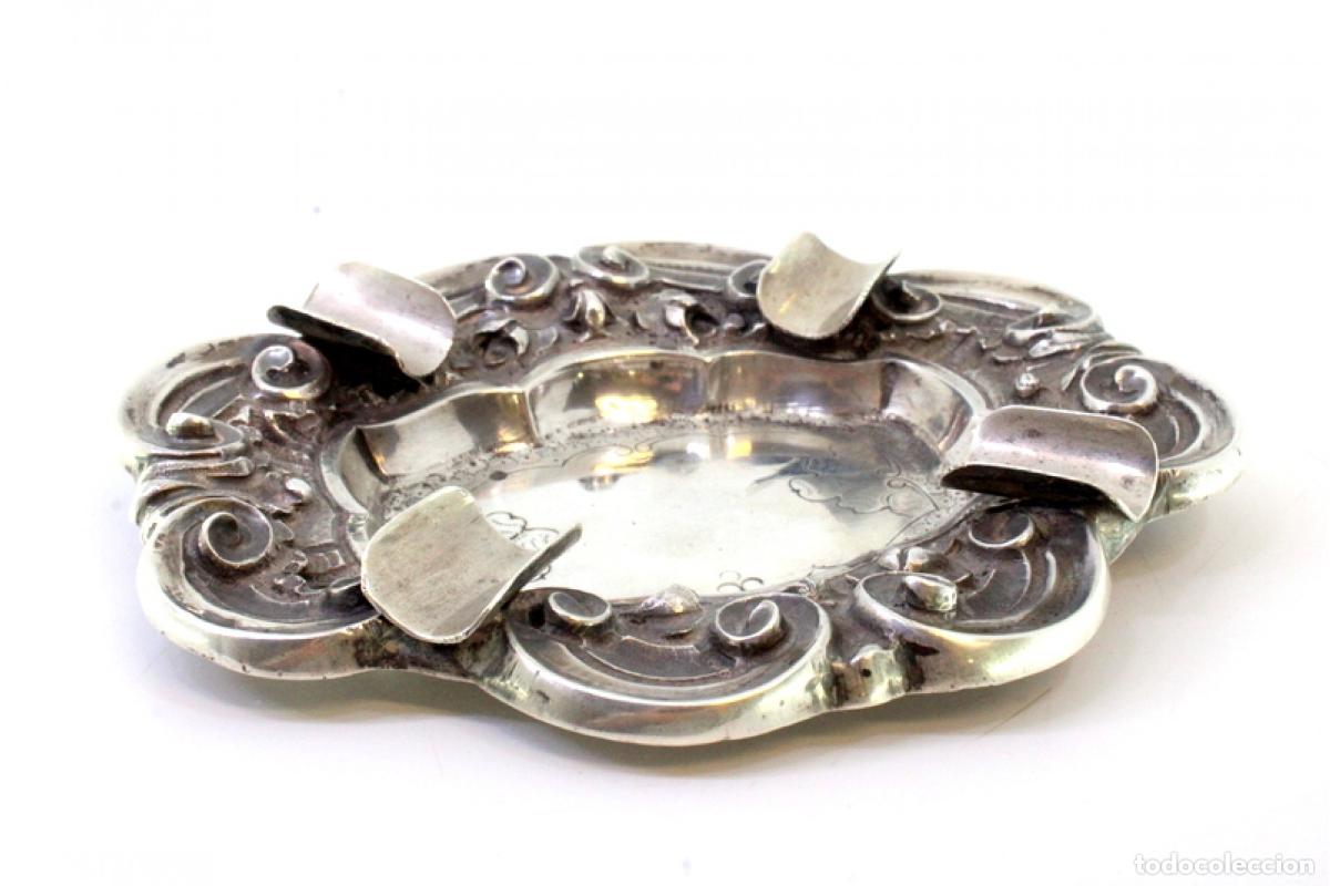 Antig&uuml;edades: Cenicero de plata - Foto 3