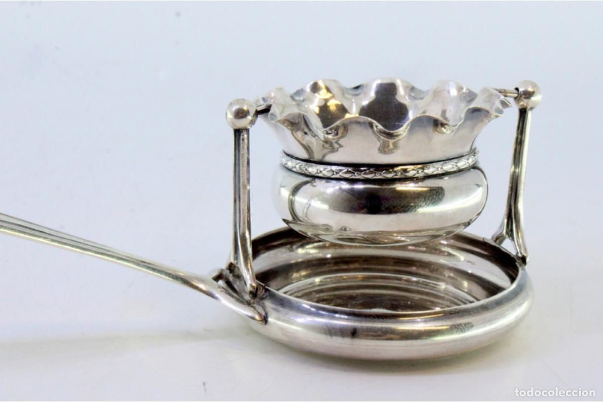 Antig&uuml;edades: Colador de t&eacute;, en plata - Foto 7
