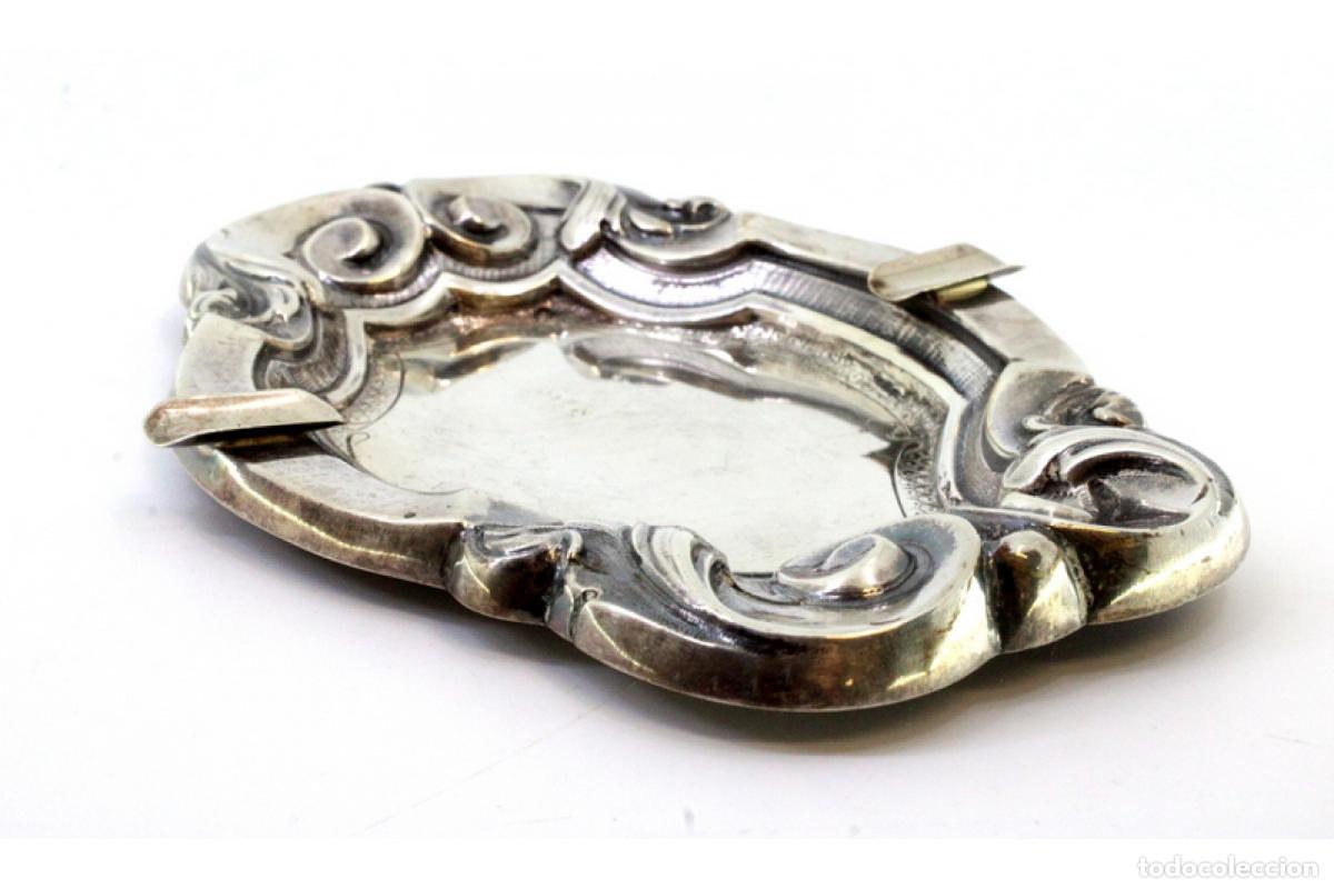 Antig&uuml;edades: Cenicero de plata - Foto 3