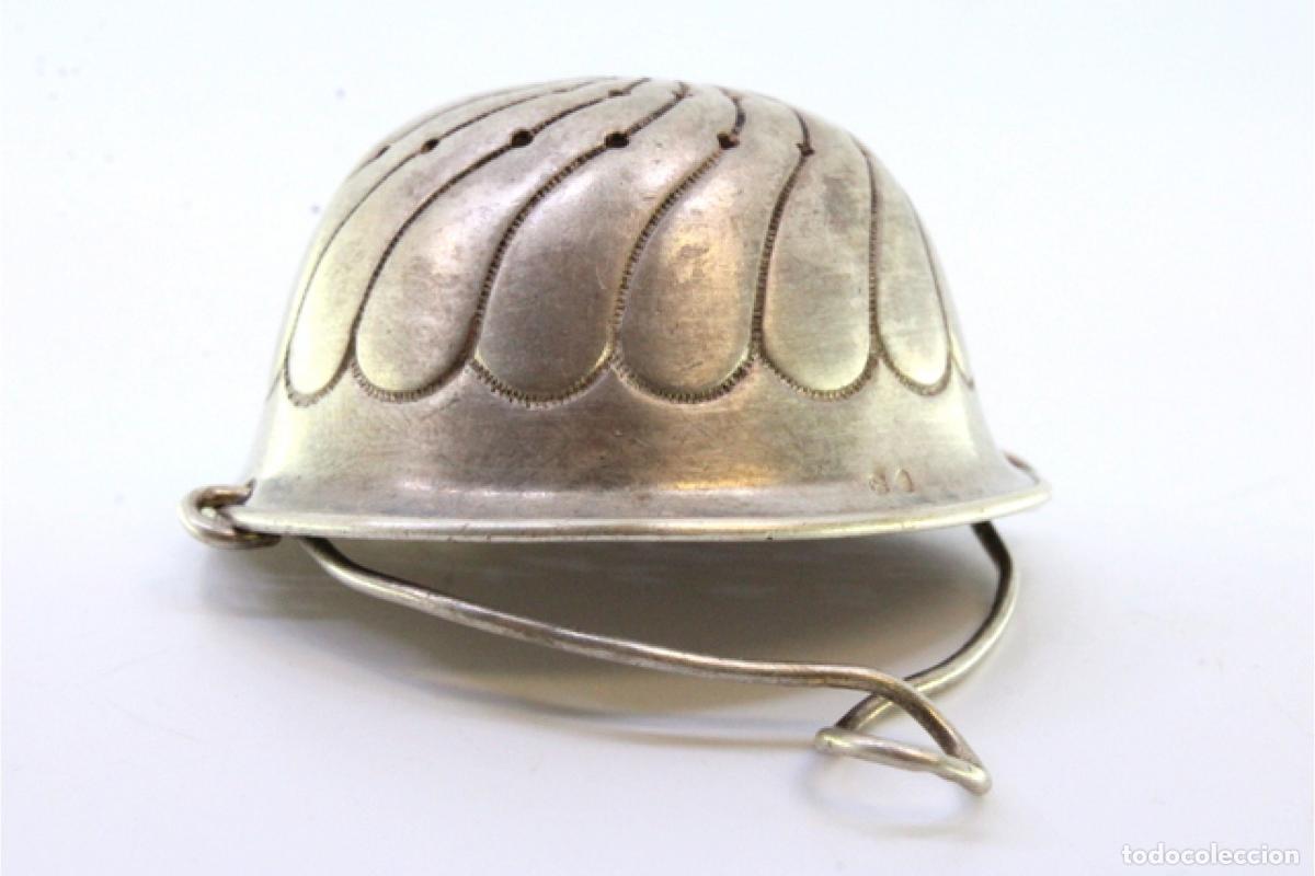Antig&uuml;edades: Colador de t&eacute;, en plata - Foto 4