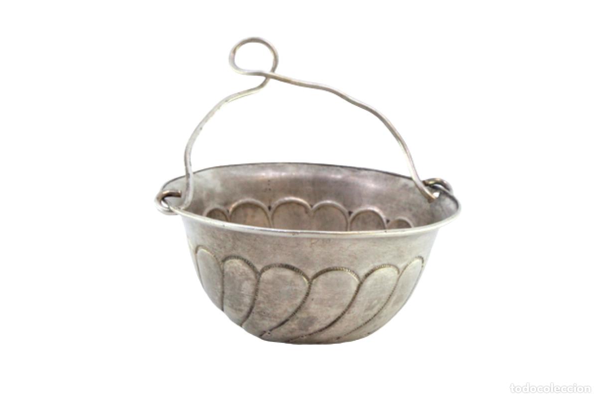 Antig&uuml;edades: Colador de t&eacute;, en plata - Foto 1