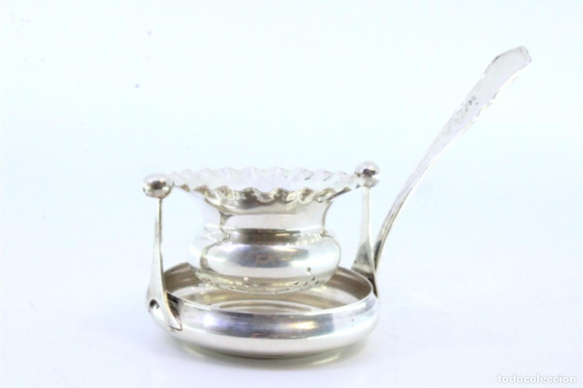 Antig&uuml;edades: Colador de t&eacute;, en plata - Foto 6