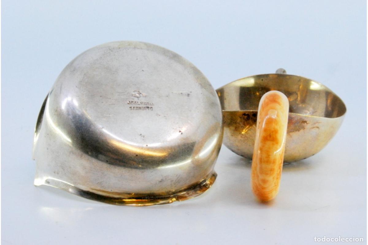 Antig&uuml;edades: Colador de t&eacute;, en plata - Foto 4