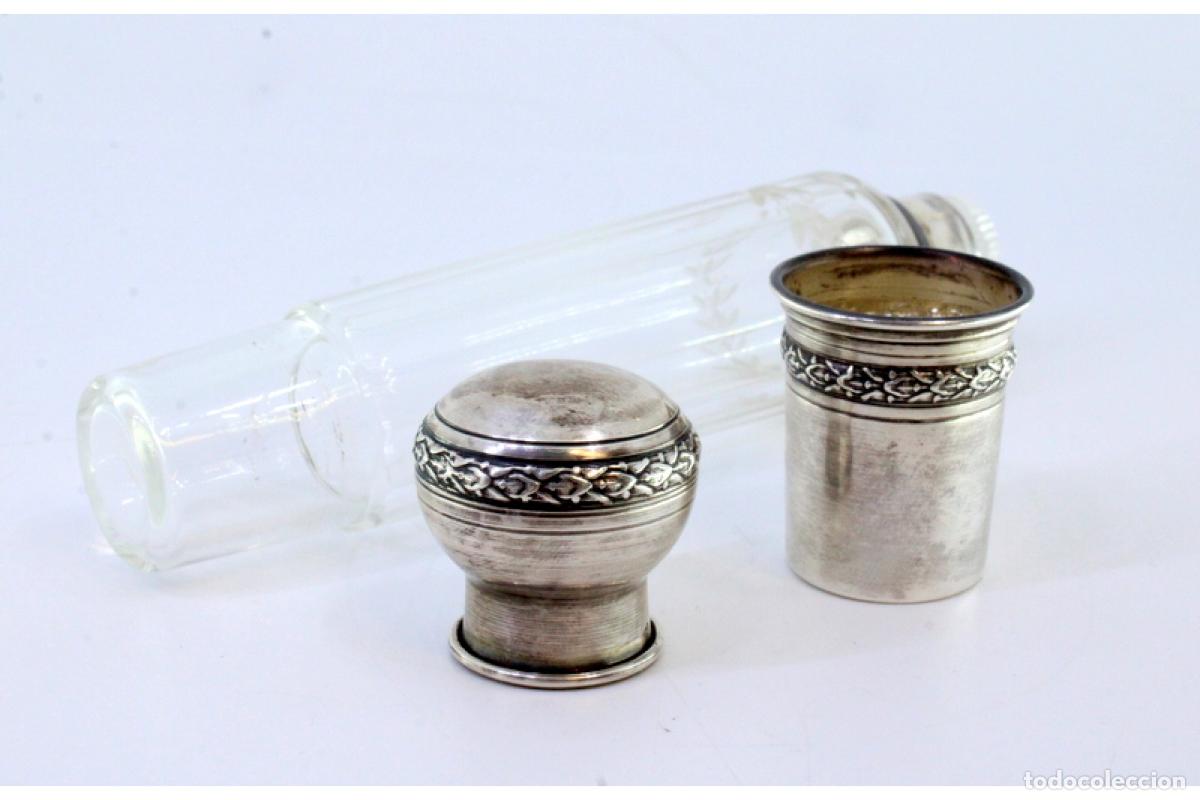 Antig&uuml;edades: Botella de plata, para bebidas. - Foto 3