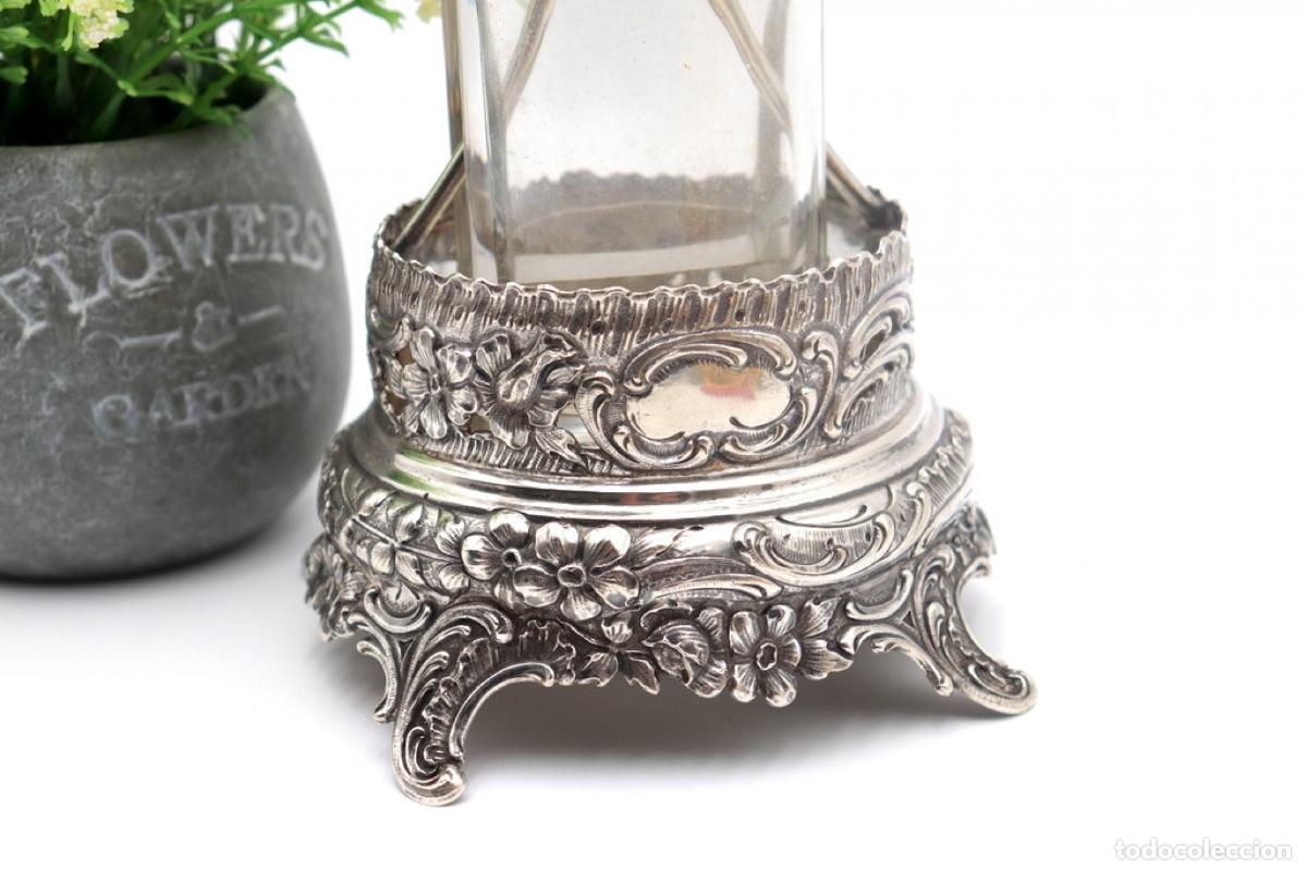 Antig&uuml;edades: Frascos de plata para perfume. - Foto 5