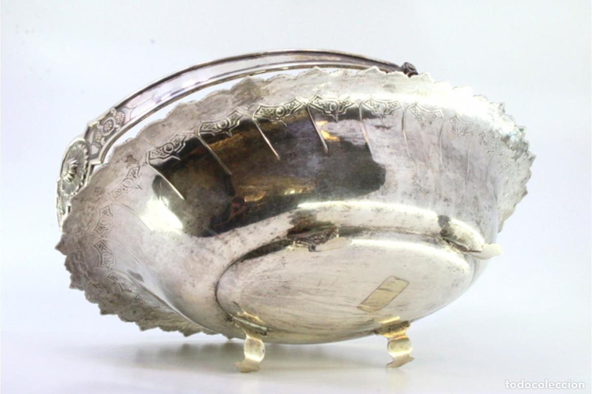 Antig&uuml;edades: Frutero de plata - Foto 3