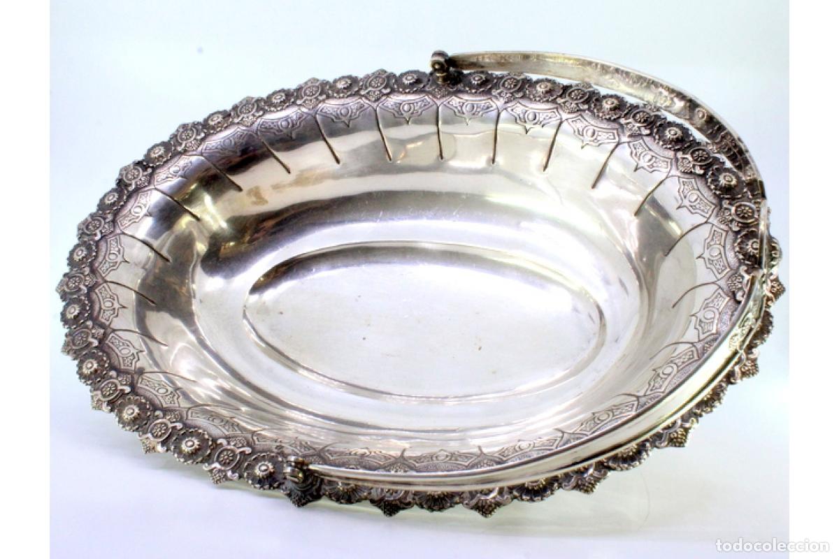 Antig&uuml;edades: Frutero de plata - Foto 4