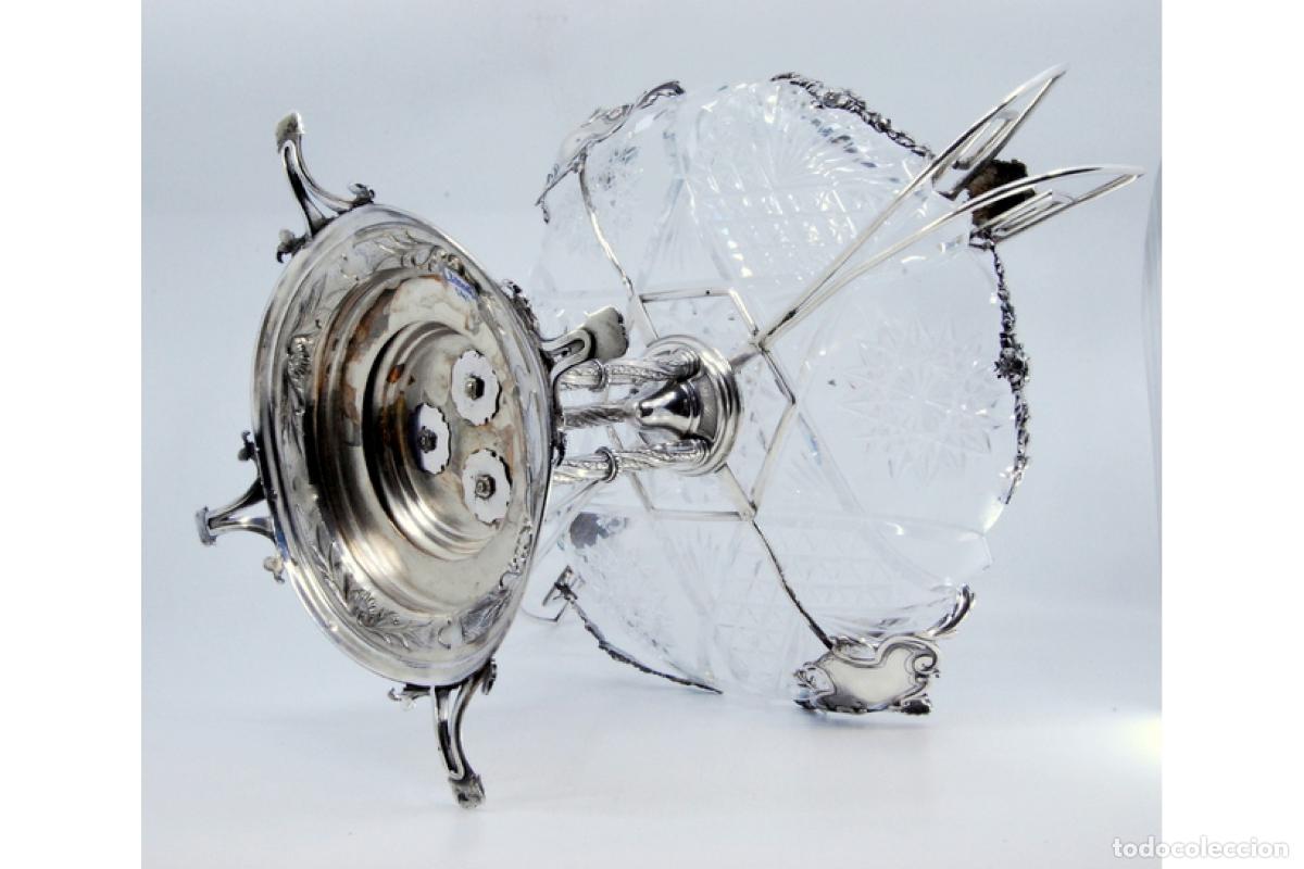 Antig&uuml;edades: Frutero de plata - Foto 3