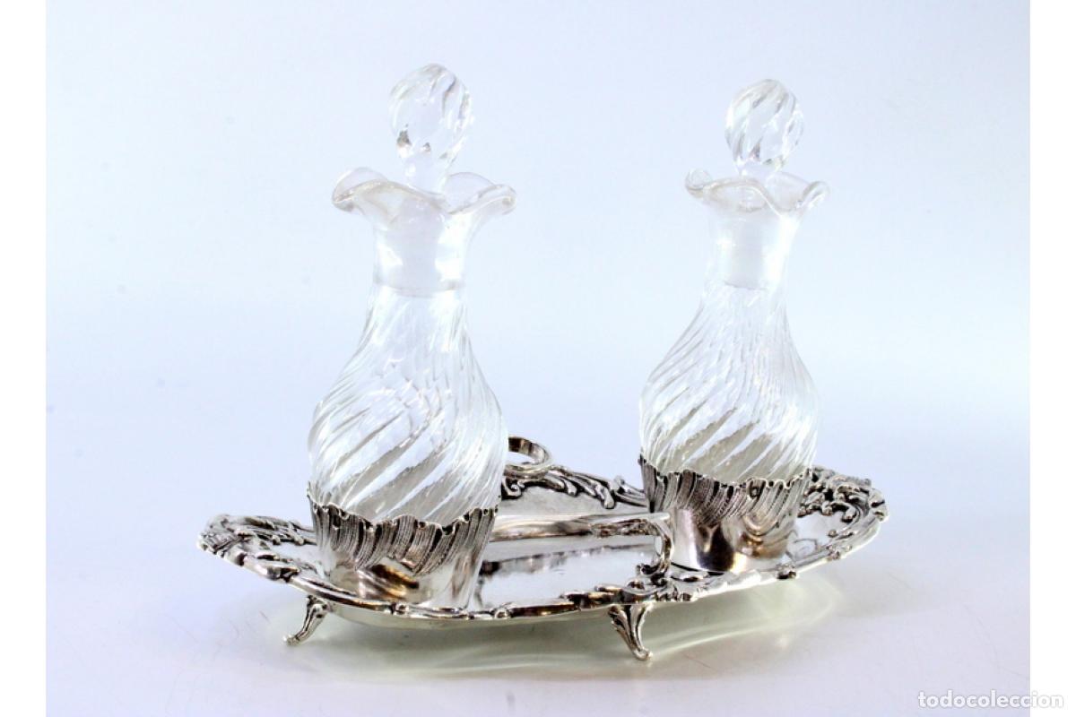 Antig&uuml;edades: Vinagreras de altar, en plata - Foto 5
