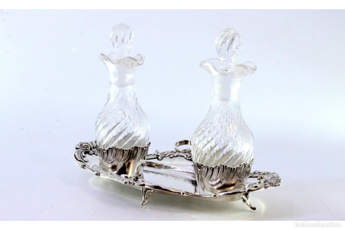 Antig&uuml;edades: Vinagreras de altar, en plata - Foto 7