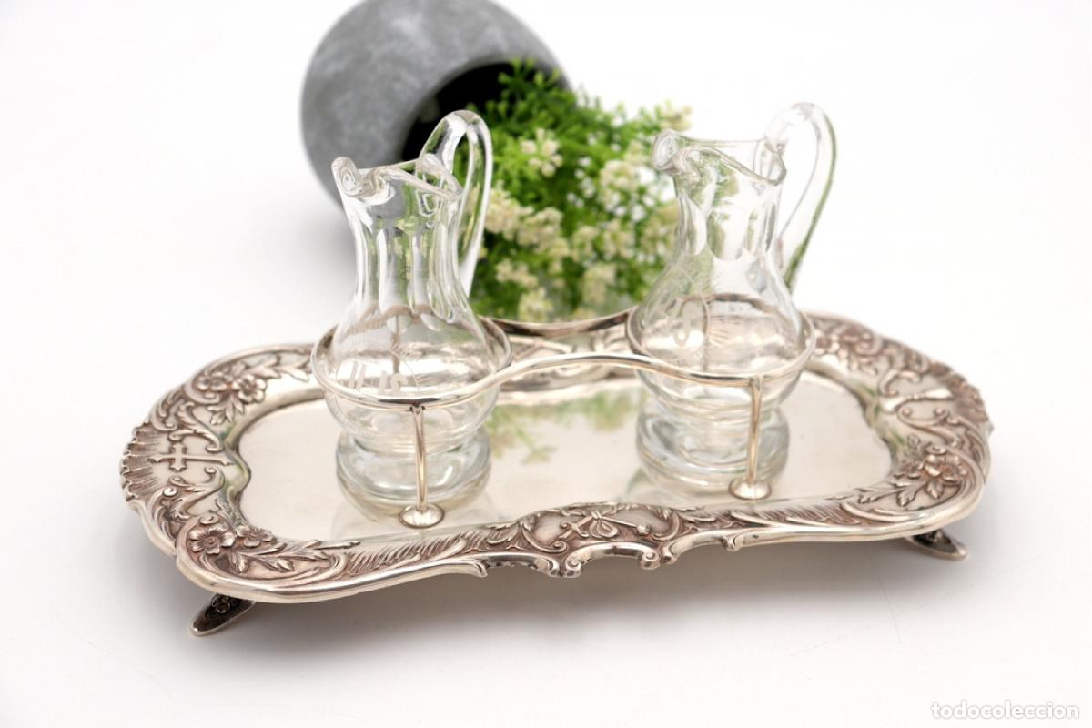 Antig&uuml;edades: Vinagreras de altar, en plata - Foto 4