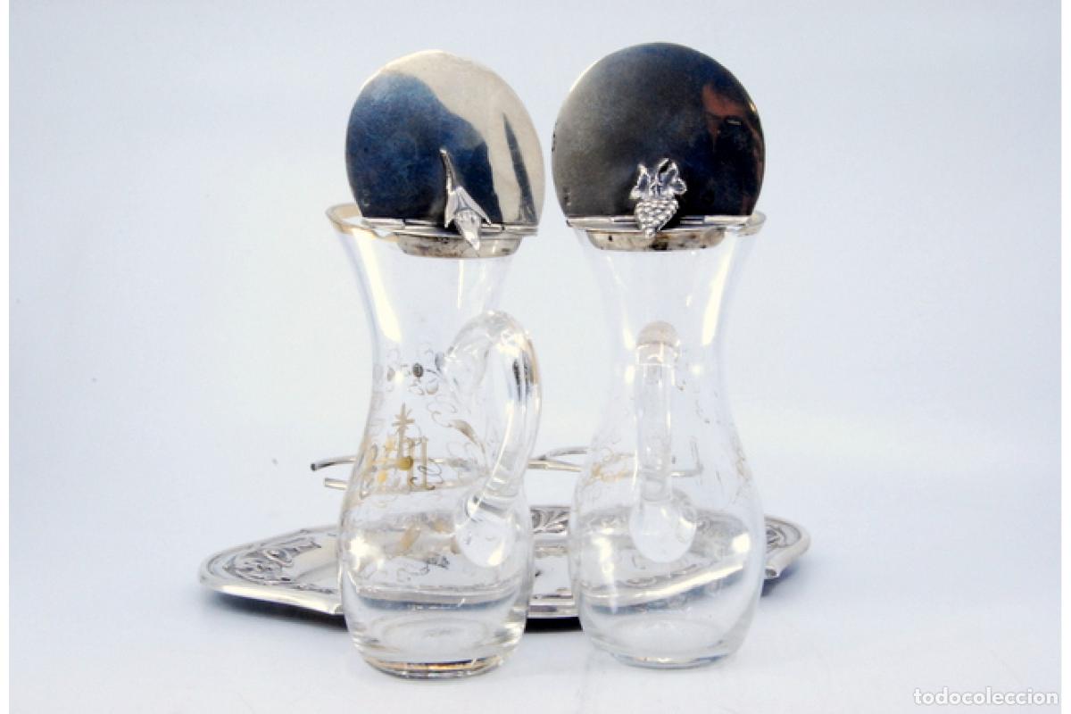 Antig&uuml;edades: Vinagreras de altar, en plata - Foto 7