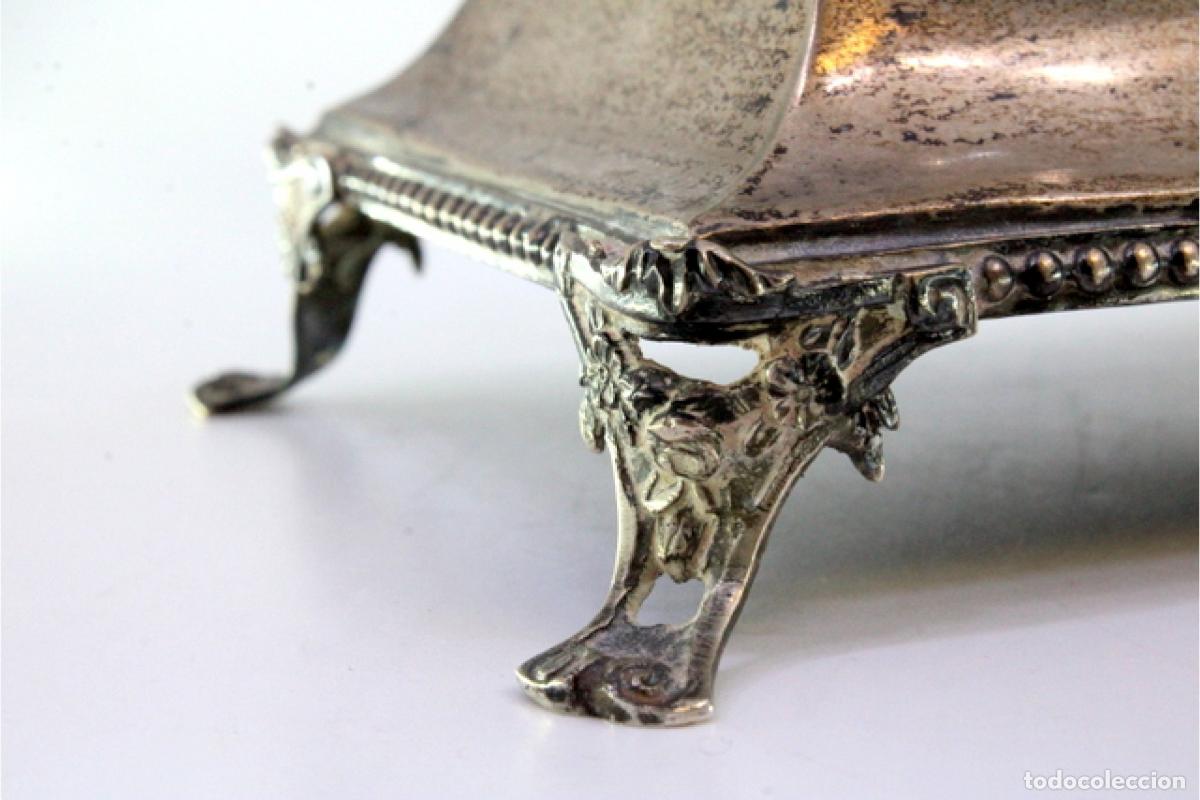 Antig&uuml;edades: Juego de vinagreras de plata - Foto 5