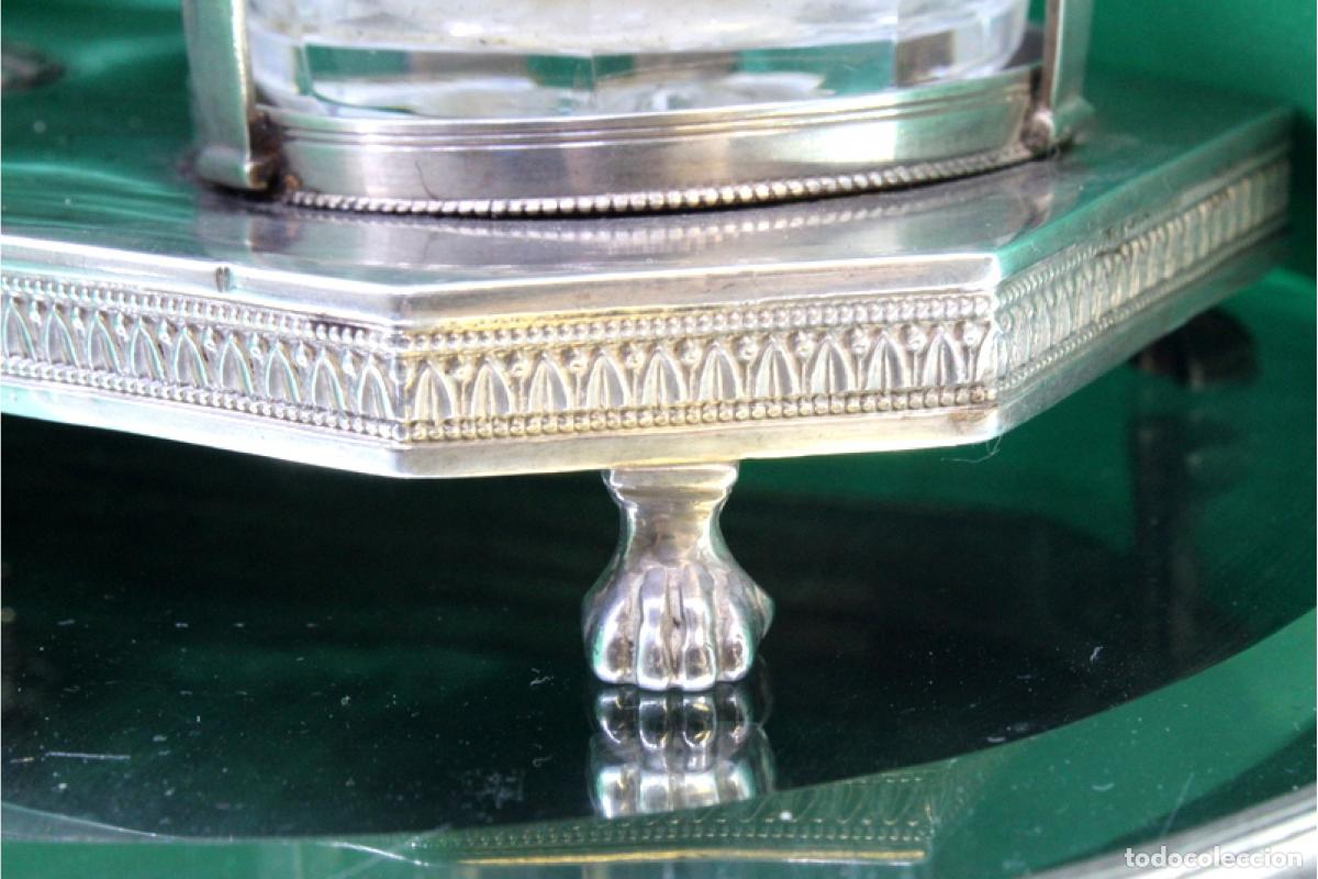 Antig&uuml;edades: Juego de vinagreras de plata - Foto 6