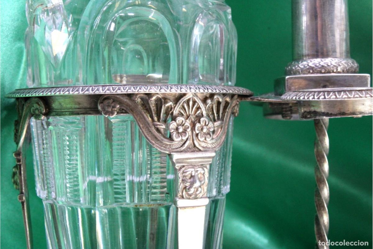 Antig&uuml;edades: Juego de vinagreras de plata - Foto 7