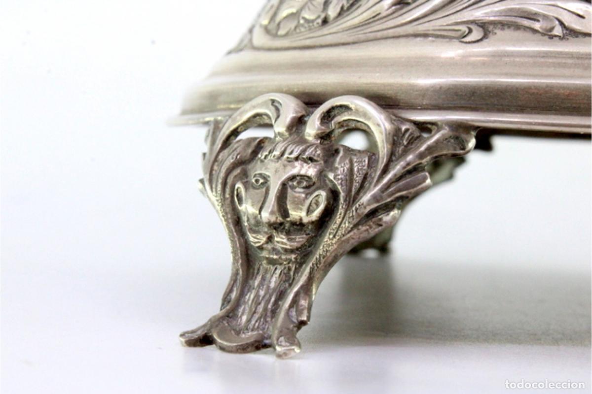 Antig&uuml;edades: Juego de vinagreras de plata - Foto 6