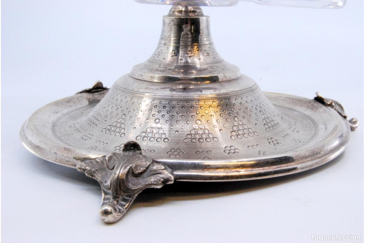 Antig&uuml;edades: Juego de vinagreras de plata - Foto 4