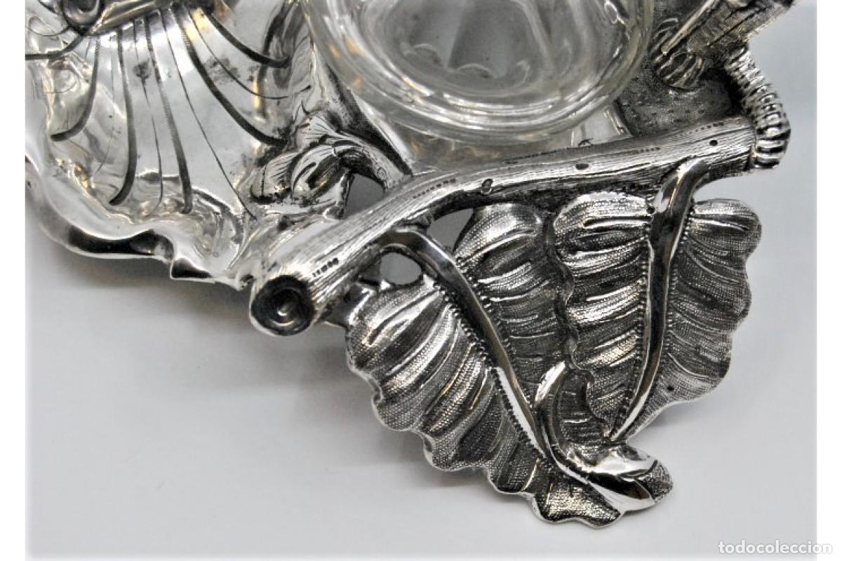 Antig&uuml;edades: tintero de plata - Foto 4