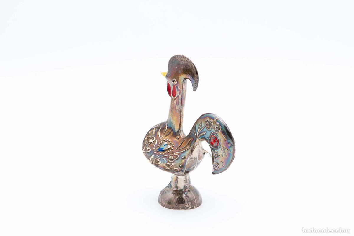 Antig&uuml;edades: Gallo plateado - Foto 3