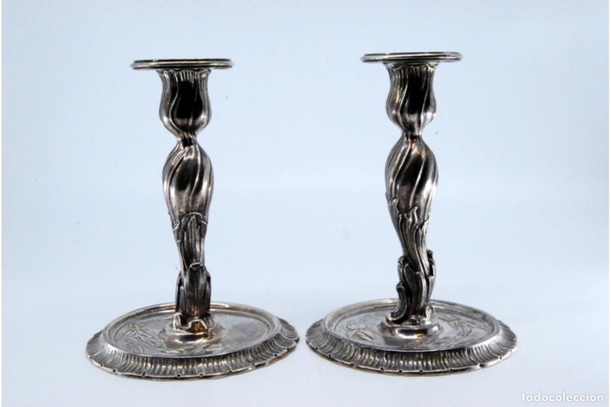 Antig&uuml;edades: Candelabros de plata - Foto 8