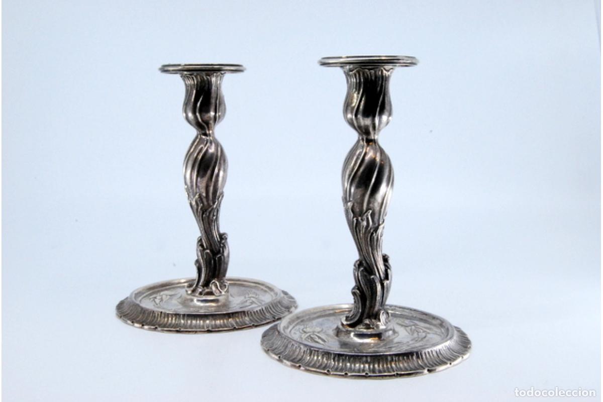 Antig&uuml;edades: Candelabros de plata - Foto 9